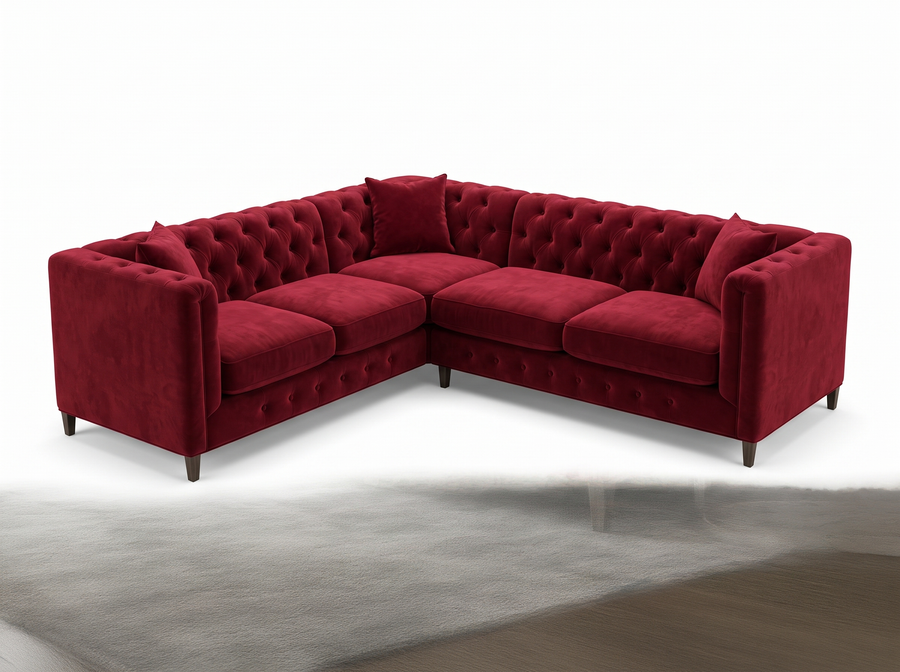Chesterfield Long Left Hand Corner Sofa (5 Seater) product photo