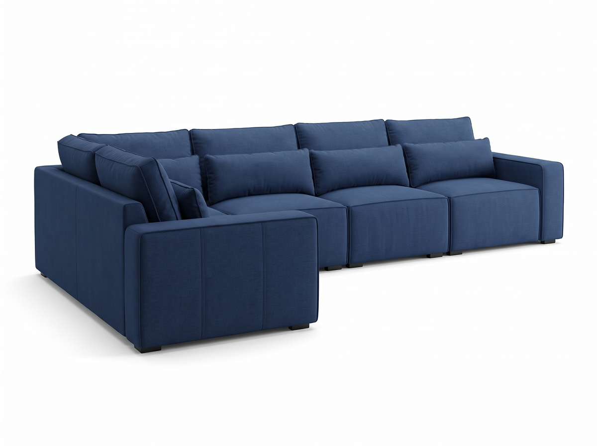 Bovis Salone Long Left Hand Corner Sofa (5 Seater)