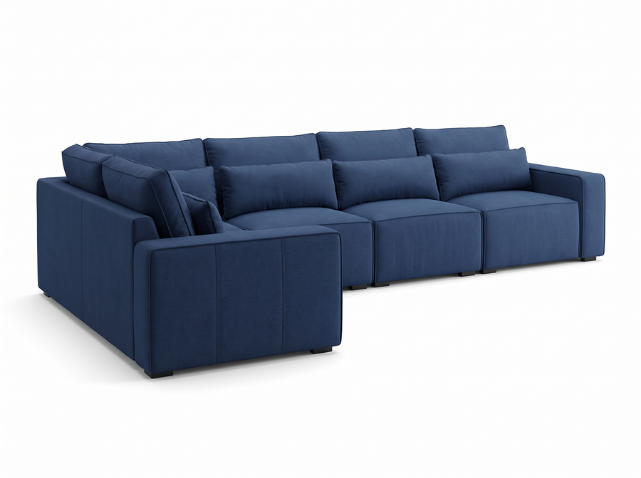 Bovis Salone Long Left Hand Corner Sofa (5 Seater) product photo