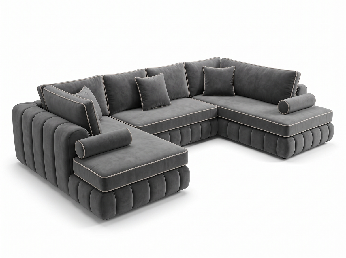 Lilly Long Left Hand Corner Sofa (5 Seater)