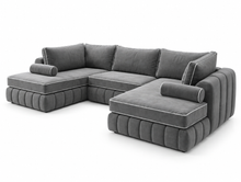 Lilly Long Right Hand Corner Sofa (5 Seater) front right view