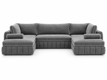 Lilly Long Right Hand Corner Sofa (5 Seater) front view