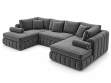 Lilly Long Left Hand Corner Sofa (5 Seater) front right view