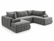 Lilly Long Right Hand Corner Sofa (5 Seater) front left view