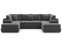 Lilly Long Left Hand Corner Sofa (5 Seater) front view