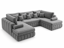 Lilly U Shaped Sofa front left view