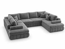 Lilly Large U Shaped Sofa front left view