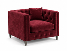 Chesterfield Armchair front left view