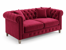 Chesterfield 2 Seater Sofa front left view