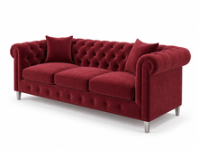 Chesterfield 3 Seater Sofa front right view