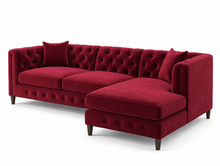 Chesterfield Left Hand Corner Sofa front right view