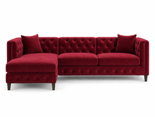 Chesterfield Left Hand Corner Sofa front view
