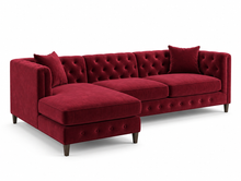 Chesterfield Left Hand Corner Sofa front left view