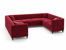 Chesterfield Large U Shaped Sofa front left view