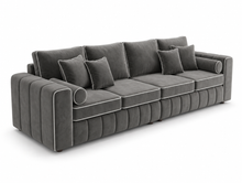 Master U 4 Seater Sofa front left view
