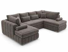 Master U Large Right Hand Corner Sofa front left view