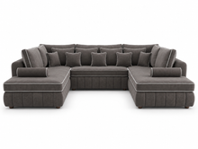 Master U Large U Shaped Sofa front view