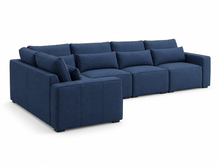 Bovis Salone Long Left Hand Corner Sofa (5 Seater) front left view