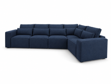 Bovis Salone Long Right Hand Corner Sofa (5 Seater) front right view