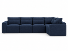 Bovis Salone Long Right Hand Corner Sofa (5 Seater) front view