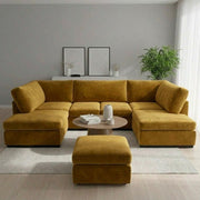 Cinema U-Shape Sofa – Luxury Velvet – view 2