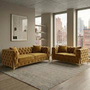 Italian Chesterfield 3+2 Seater Sofa Set – view 3