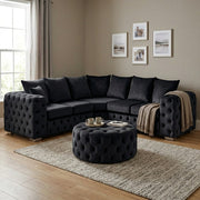 Ashton Chesterfield Corner Sofa – Luxury Velvet – view 2