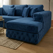 Chesterfield U-Shape Sofa – Luxury Velvet – view 5