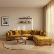 Alan Chaise Corner Sofa – Luxury Velvet – view 4