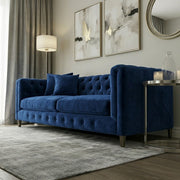 Luxury 3 Seater Chesterfield Sofa – Luxury Velvet – view 7