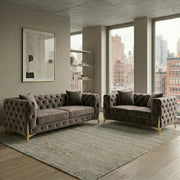 Italian Chesterfield 3+2 Seater Sofa Set – view 4