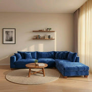 Alan Chaise Corner Sofa – Luxury Velvet – view 8
