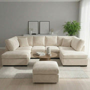 Cinema U-Shape Sofa – Luxury Velvet – view 5