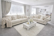 Luxury Verona 2C3 Chesterfield Sofa Modern Beige Living Room – view 3