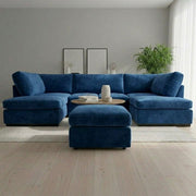 Cinema U-Shape Sofa – Luxury Velvet – view 6