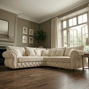 Olympia Chesterfield Corner Sofa – Luxury Velvet