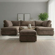 Cinema U-Shape Sofa – Luxury Velvet – view 3