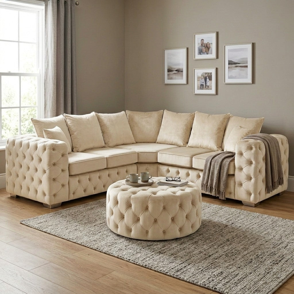 Ashton Chesterfield Sofa – Luxury Velvet