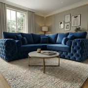 Ashton Chesterfield Corner Sofa – Luxury Velvet – view 7