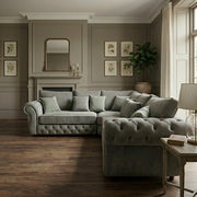 Olympia Chesterfield Corner Sofa – Luxury Velvet – view 4