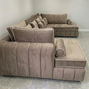 Luxury Mink U-Shape Sofa with Chaise – view 5