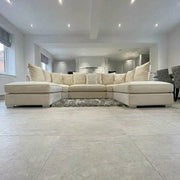 Luxury U-Shape Sofa – Velvet Fabric – view 6