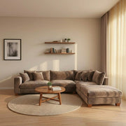 Alan Chaise Corner Sofa – Luxury Velvet – view 5