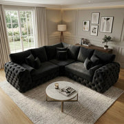 Ashton Chesterfield Corner Sofa – Luxury Velvet – view 8