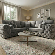 Ashton Chesterfield Corner Sofa – Luxury Velvet – view 5