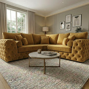 Ashton Chesterfield Corner Sofa – Luxury Velvet – view 3