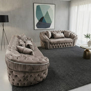 Khalifa 3+2 Sofa Set – Luxury Velvet – view 2