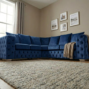 Ashton Chesterfield Corner Sofa – Luxury Velvet – view 9