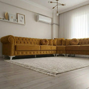 Olympia Chesterfield 2C2 Corner Sofa – Luxury Velvet – view 2