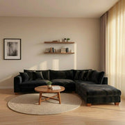 Alan Chaise Corner Sofa – Luxury Velvet – view 9